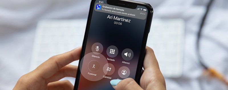 Grabación de llamadas en iPhone